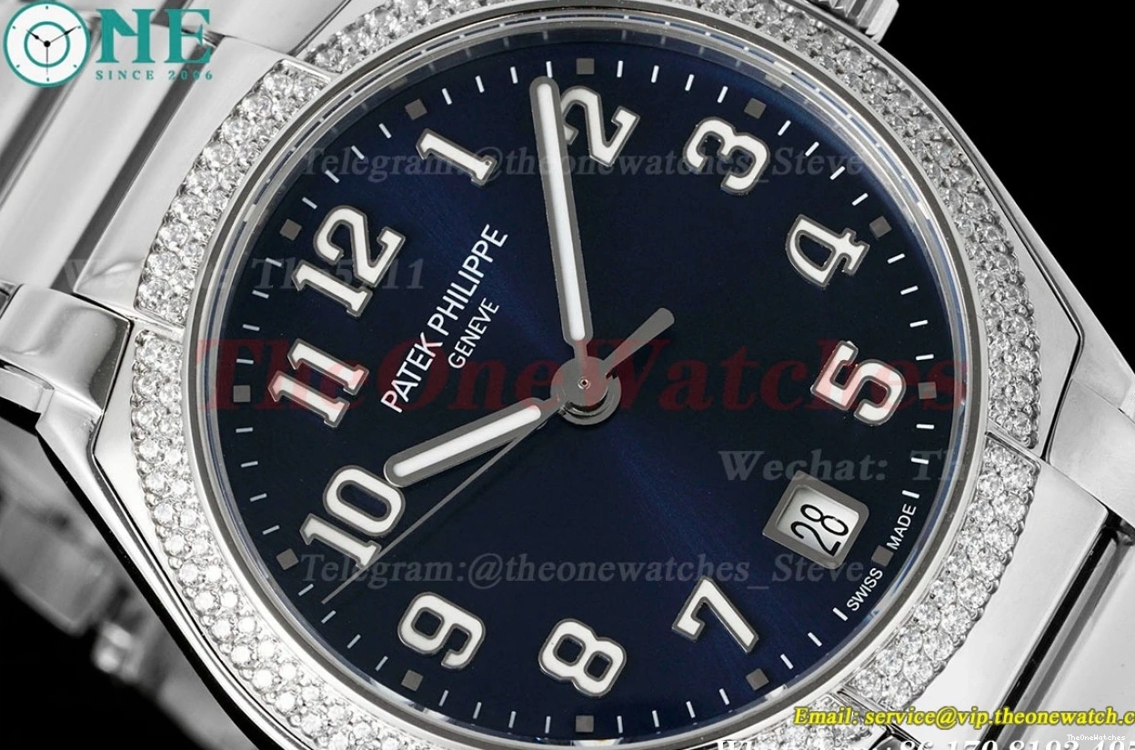 SS Dia 7300 36mm Dial PPF TWENTY~4 Ladies SS Blue 324SC 0123